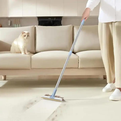 Pet Hair Removal Tool Set - Multi-Purpose Sweeper with Scraper and Handheld Fur Remover Grey V888-ELOSUNG10440