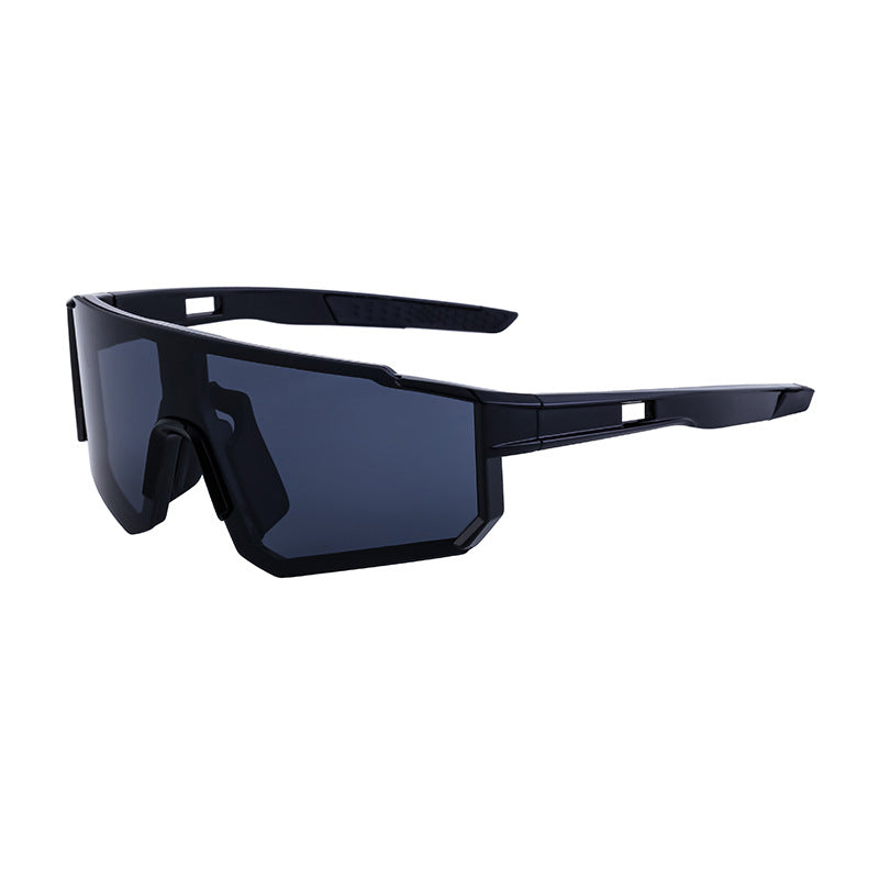 Black Frame Sports Sunglasses with Dark Polarized Lens | UV400 Protection & Sleek Design V888-ELOSUNG10582