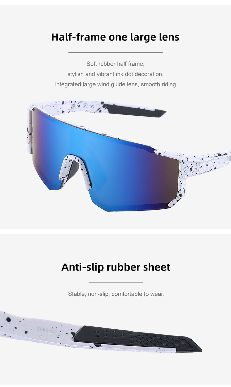 Black Frame Sports Sunglasses with Dark Polarized Lens | UV400 Protection & Sleek Design V888-ELOSUNG10582
