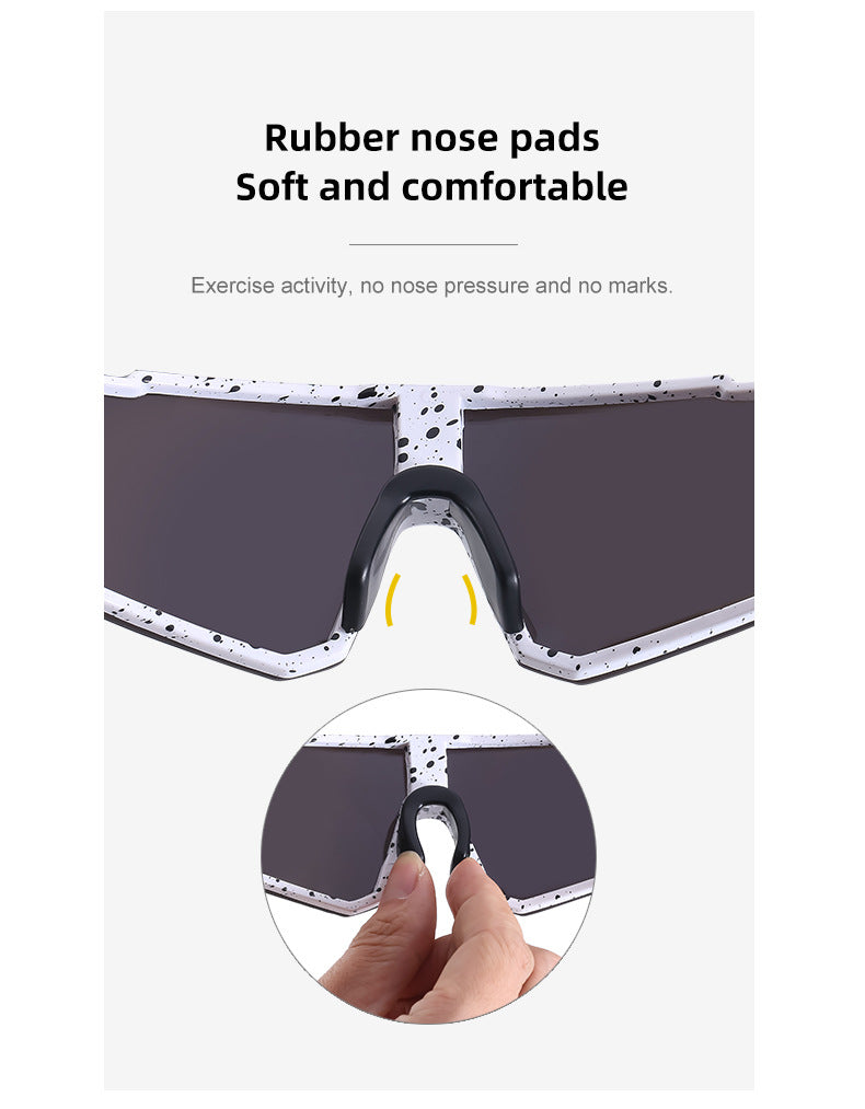 Black Frame Sports Sunglasses with Dark Polarized Lens | UV400 Protection & Sleek Design V888-ELOSUNG10582