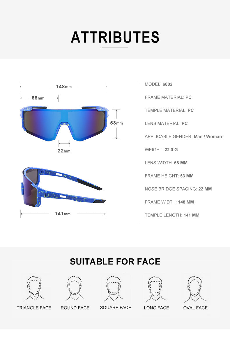 Black Frame Sports Sunglasses with Dark Polarized Lens | UV400 Protection & Sleek Design V888-ELOSUNG10582