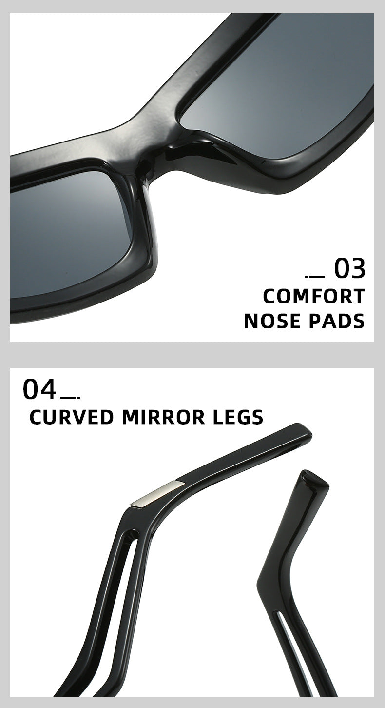 Futuristic Sports Wrap Man Sunglasses - Bold Leopard Frames with UV Protection V888-ELOSUNG10720