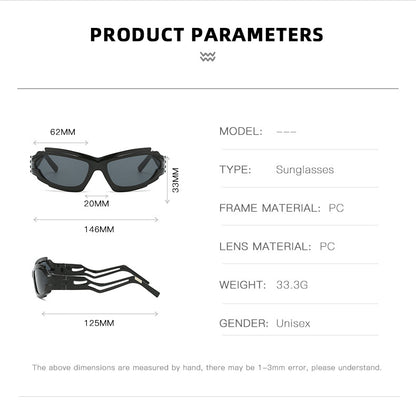 Futuristic Sports Wrap Man Sunglasses - Bold Leopard Frames with UV Protection V888-ELOSUNG10720