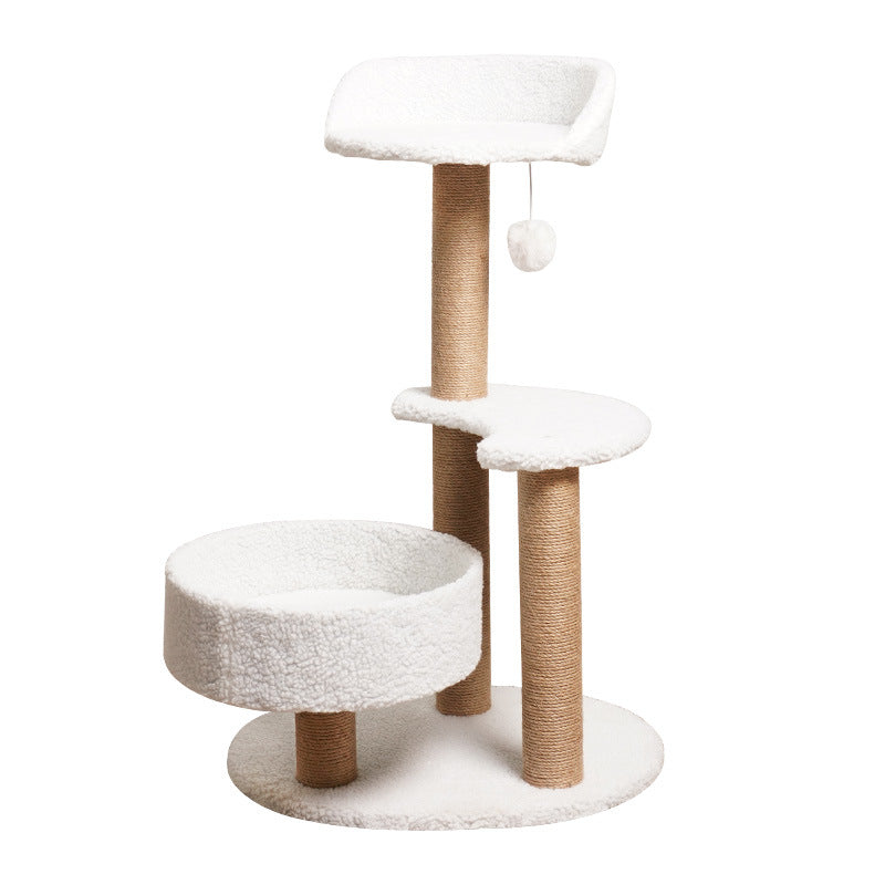 Modern Cat Tree Tower with Scratching Posts and Cozy Perches (50x38x80 cm) V888-ELOSUNG10729