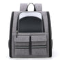 Grey Collapsible Pet Carrier Backpack with Trolley Sleeve V888-ELOSUNG10814