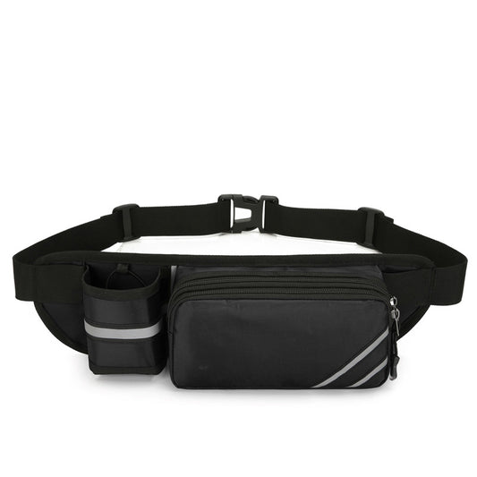 Water-Resistant Running Waist Pack with Bottle Holder - Adjustable Fitness Belt for Men V888-ELOSUNG10827