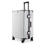 Aluminum Alloy Hard-Shell Suitcase with TSA Lock -20" Spinner Luggage in Silver V888-ELOSUNG11004