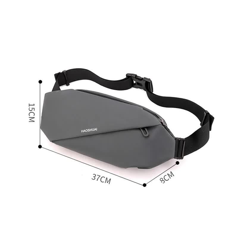 Versatile Crossbody/Fanny Pack for Men - Lightweight and Large Capacity (Black) V888-ELOSUNG11031