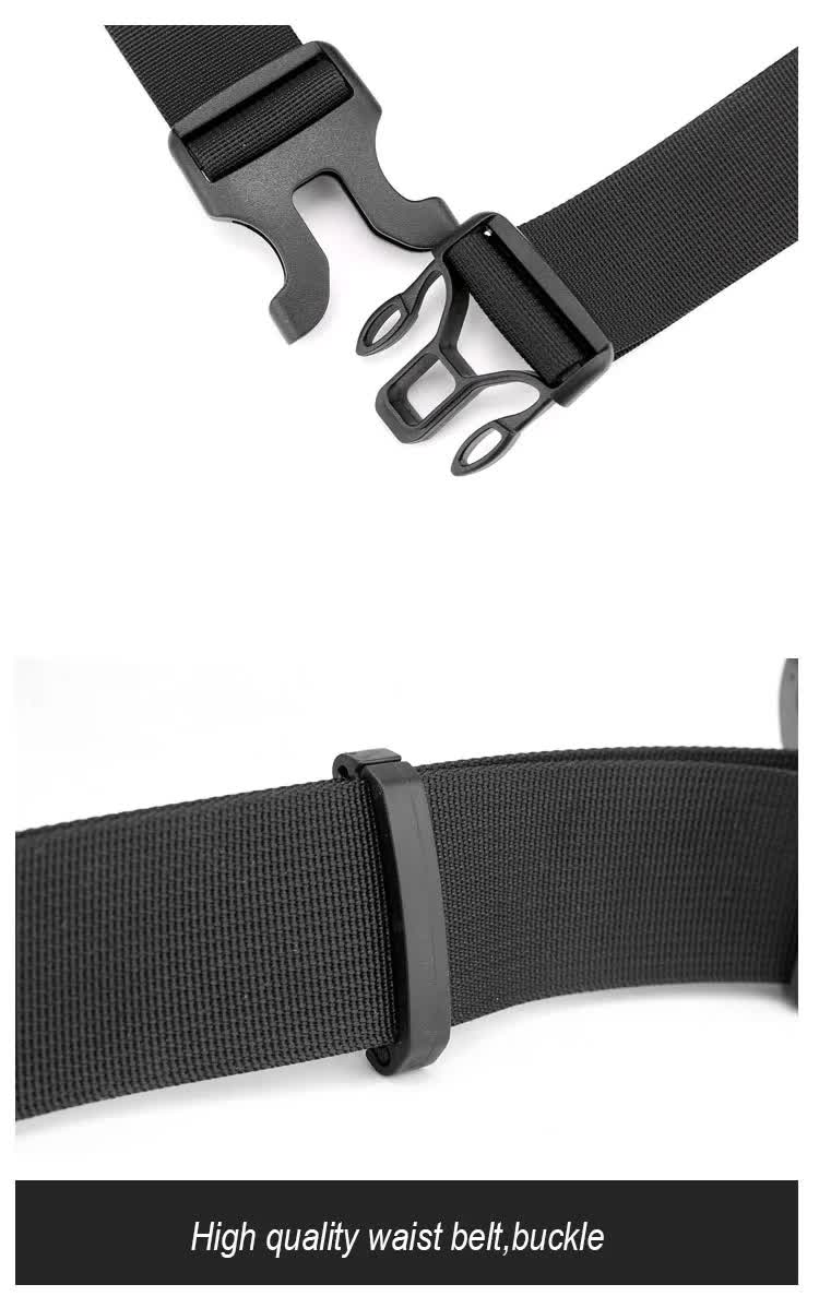 Versatile Crossbody/Fanny Pack for Men - Lightweight and Large Capacity (Black) V888-ELOSUNG11031