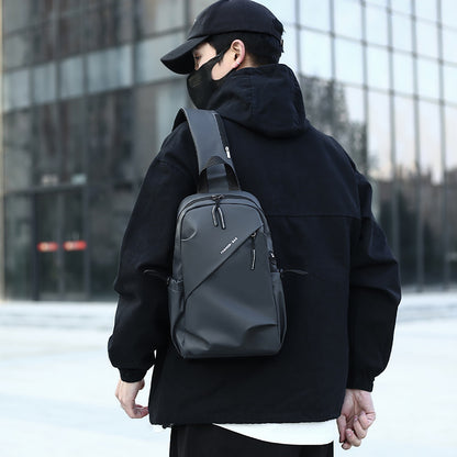 Multifunctional Crossbody Chest Bag | Stylish and Practical Shoulder Backpack for Everyday Use (Black) V888-ELOSUNG11035