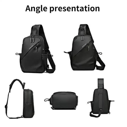 Multifunctional Crossbody Chest Bag | Stylish and Practical Shoulder Backpack for Everyday Use (Black) V888-ELOSUNG11035