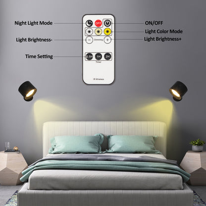 Touch-Control LED Night Light with 3 Brightness Levels & 3 Color Temperatures - Adjustable Stepless Dimming V888-ELOSUNG11184