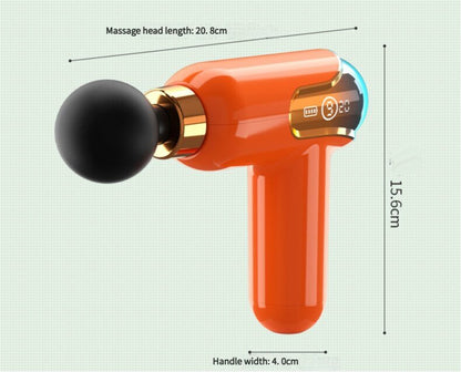 LC002 White Portable Massage Gun - Deep Tissue Muscle Massager with 4 Heads and 9 Speed Settings V888-ELOSUNG11331