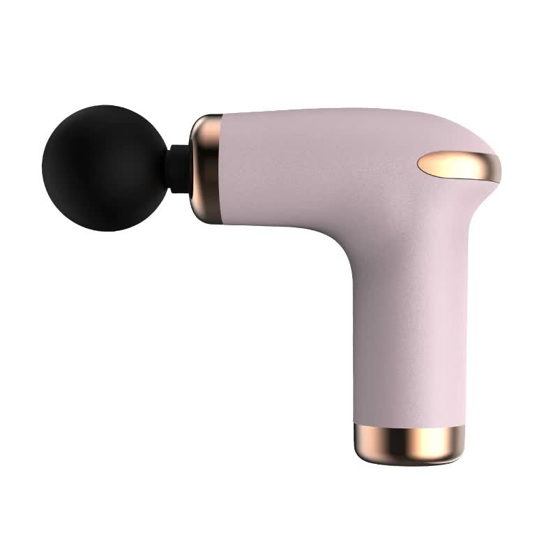 Pink Massage Gun - 6-Speed Deep Tissue Massager with 4 Professional Massage Heads V888-ELOSUNG11336