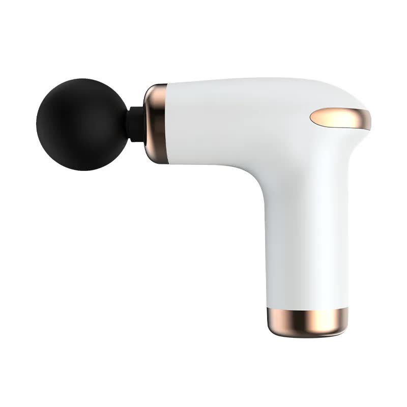 Classic White Massage Gun - 6-Speed Deep Tissue Massager with 4 Professional Massage Heads V888-ELOSUNG11337