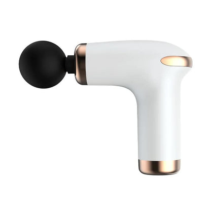 Classic White Massage Gun - 6-Speed Deep Tissue Massager with 4 Professional Massage Heads V888-ELOSUNG11337