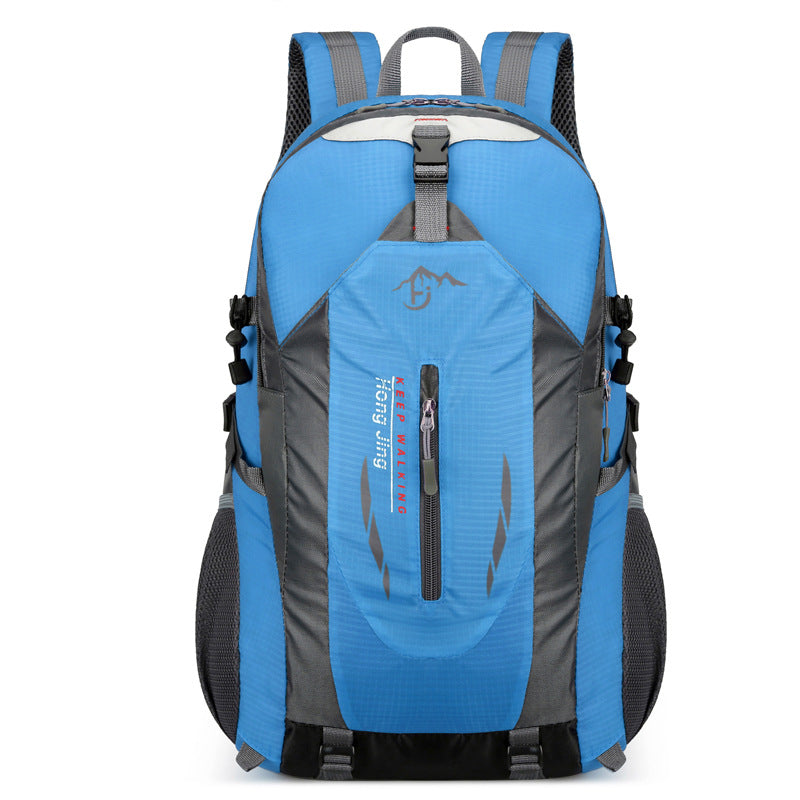 Blue Lightweight Hiking Backpack - Waterproof Outdoor Travel & Camping Bag with Multi-Compartment Design V888-ELOSUNG11506