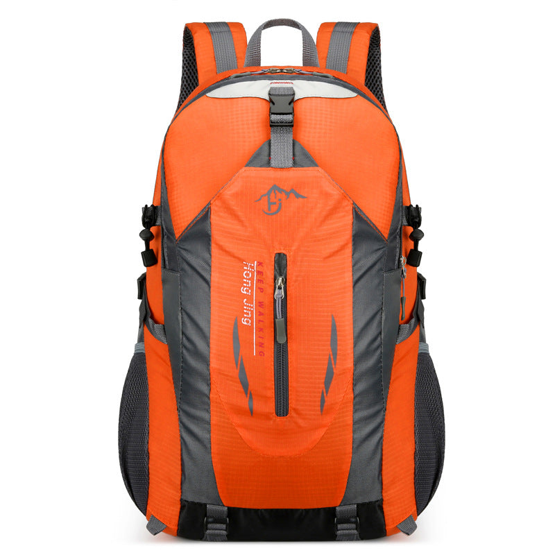 Orange Lightweight Hiking Backpack - Waterproof Outdoor Travel & Camping Bag with Multi-Compartment Design V888-ELOSUNG11508