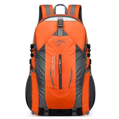 Orange Lightweight Hiking Backpack - Waterproof Outdoor Travel & Camping Bag with Multi-Compartment Design V888-ELOSUNG11508