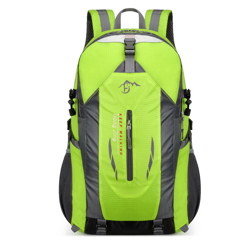 Green Lightweight Hiking Backpack - Waterproof Outdoor Travel & Camping Bag with Multi-Compartment Design V888-ELOSUNG11509