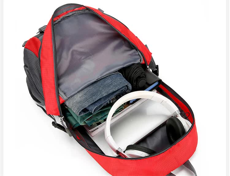 Green Lightweight Hiking Backpack - Waterproof Outdoor Travel & Camping Bag with Multi-Compartment Design V888-ELOSUNG11509