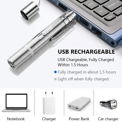 2PCS USB Rechargeable Multifunctional Laser Pointer for Cats - Interactive Toy with Star and Butterfly V888-ELOSUNG11625