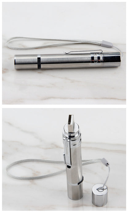 2PCS USB Rechargeable Multifunctional Laser Pointer for Cats - Interactive Toy with Star and Butterfly V888-ELOSUNG11625