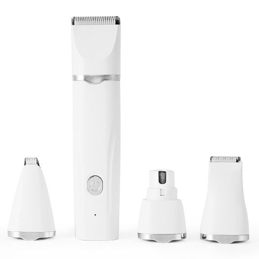 White T70 4-in-1 Pet Grooming Kit - Full Body, Detail, Paw Hair Trimmer & Nail Grinder V888-ELOSUNG11626