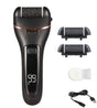 Black Rechargeable Electric Foot File Callus Remover with LED Display and USB Charging V888-ELOSUNG11702