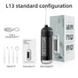 L13 Black Portable Electric Water Flosser - Handheld Teeth Cleaner, USB Rechargeable, Deep Oral Irrigator V888-ELOSUNG11764
