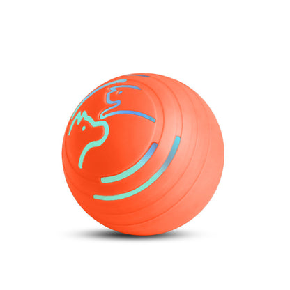 2PCS Orange Rechargeable Automatic Jumping Pet Toy Ball - Interactive Smart Play Ball for Dogs & Cats V888-ELOSUNG11772