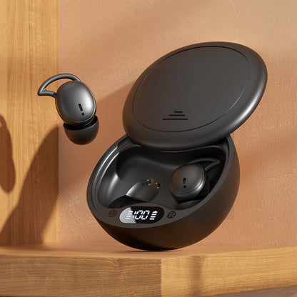 Black M73 Noise-Cancelling Bluetooth Earphones - Wireless, Bluetooth 5.4, Mini In-Ear Design, Ultra Long V888-ELOSUNG11845