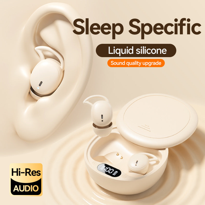 Black M73 Noise-Cancelling Bluetooth Earphones - Wireless, Bluetooth 5.4, Mini In-Ear Design, Ultra Long V888-ELOSUNG11845