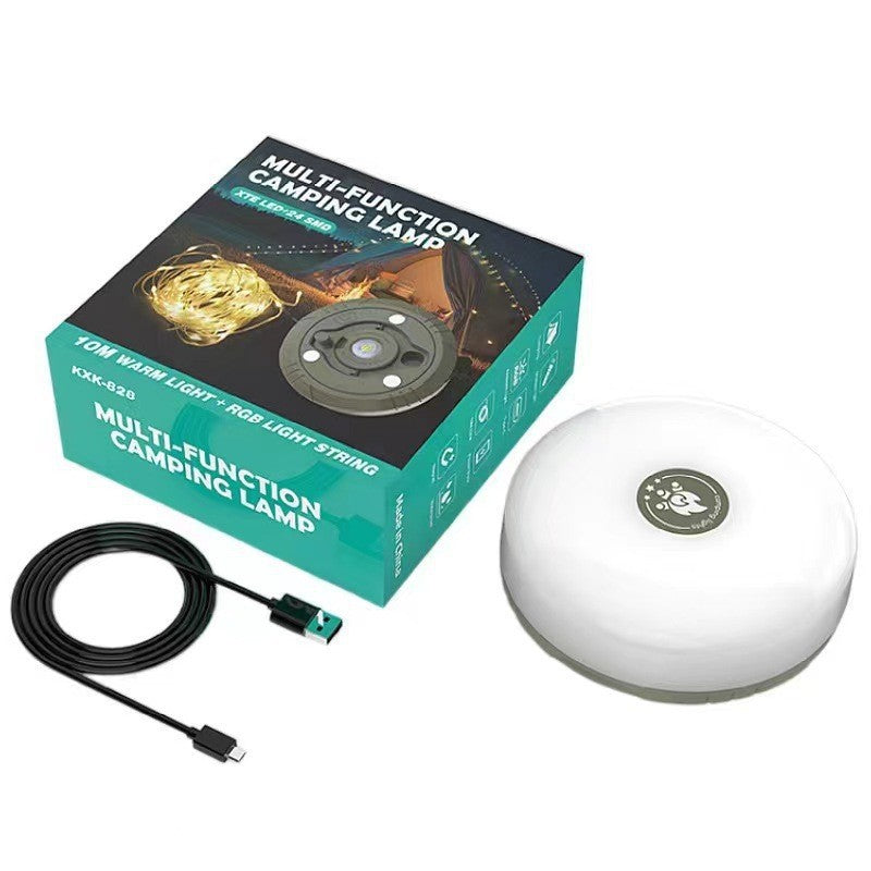 L828-10m LED Color Camping Light with Tape Measure & 2000mAh Battery - Super Long Battery Life, V888-ELOSUNG11945