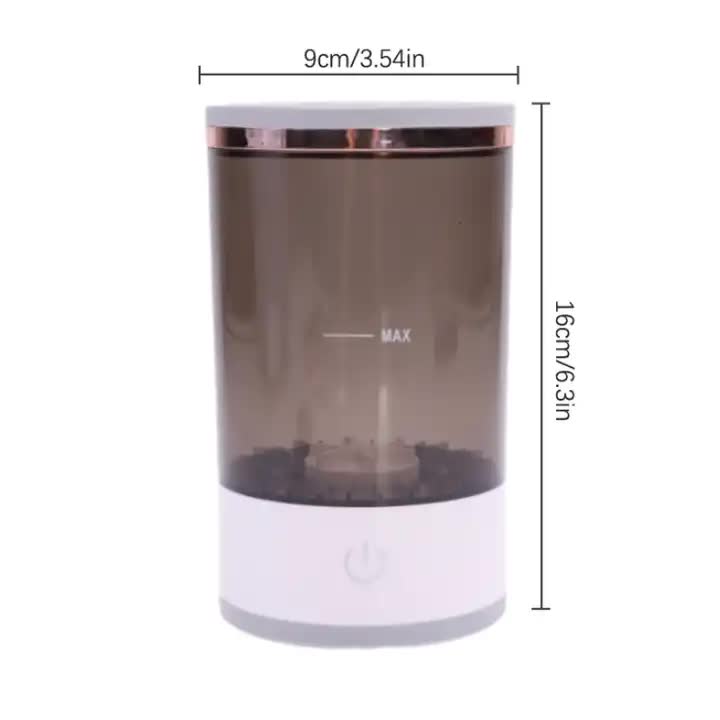 Transparent USB-Powered Automatic Makeup Brush Cleaner - Fast, Hygienic, and Easy-to-Use Brush Cleaning V888-ELOSUNG11982