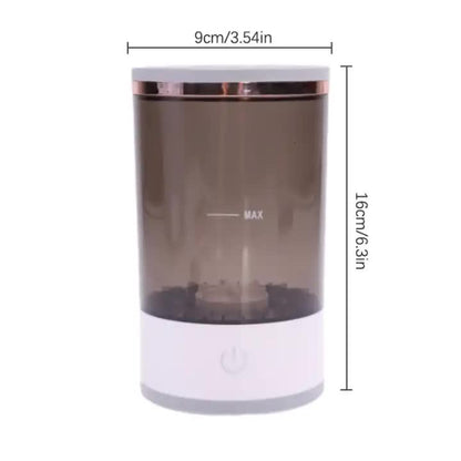Transparent USB-Powered Automatic Makeup Brush Cleaner - Fast, Hygienic, and Easy-to-Use Brush Cleaning V888-ELOSUNG11982