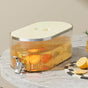 Cream White Refrigerator Cold Water Dispenser - 5.3L Fruit Tea Jug with Tap for Home Beverages V888-ELOSUNG11990