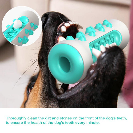 Blue Dog Squeaky Toys For Aggressive Chewers, Tough Toothbrush Dog Chew Toy, Nearly Indestructible Rubber V888-ELOSUNG12162