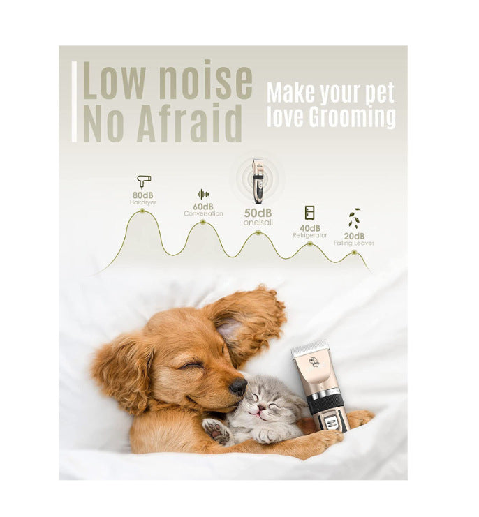 Silent Pet Hair Clipper - Electric Grooming Clippers for Dogs & Cats V888-ELOSUNG12212
