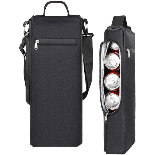 Golf Beer and Soda Insulated Cooler Bag with Shoulder Strap, Outdoor Can Beverage Storage Tote V888-ELOSUNG12294