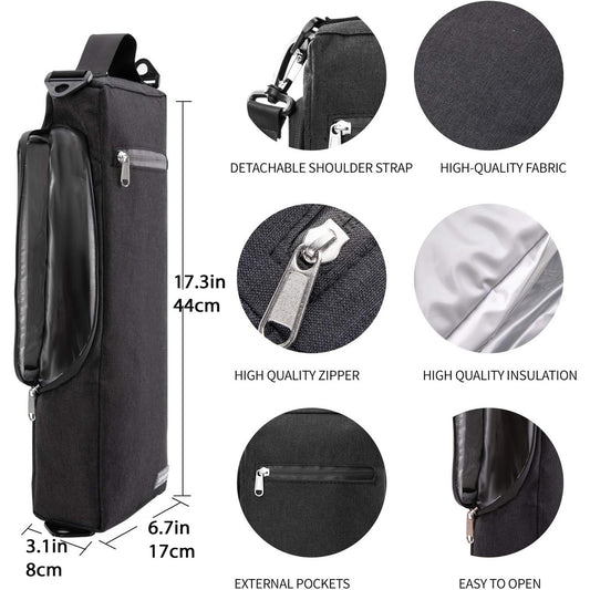 Golf Beer and Soda Insulated Cooler Bag with Shoulder Strap, Outdoor Can Beverage Storage Tote V888-ELOSUNG12294