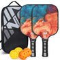 Vintage Fiberglass Pickleball Paddle Set - Vibrant Design for Enhanced Gameplay V888-ELOSUNG12365