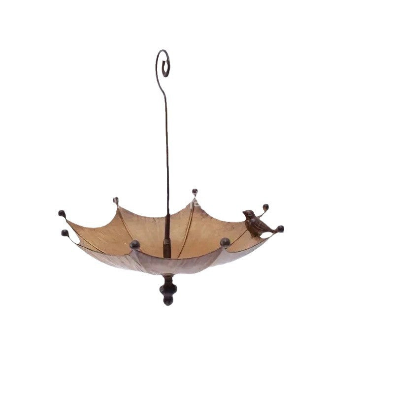 Umbrella-Shaped Bird Feeder - Metal Hanging Garden Decoration V888-ELOSUNG12372