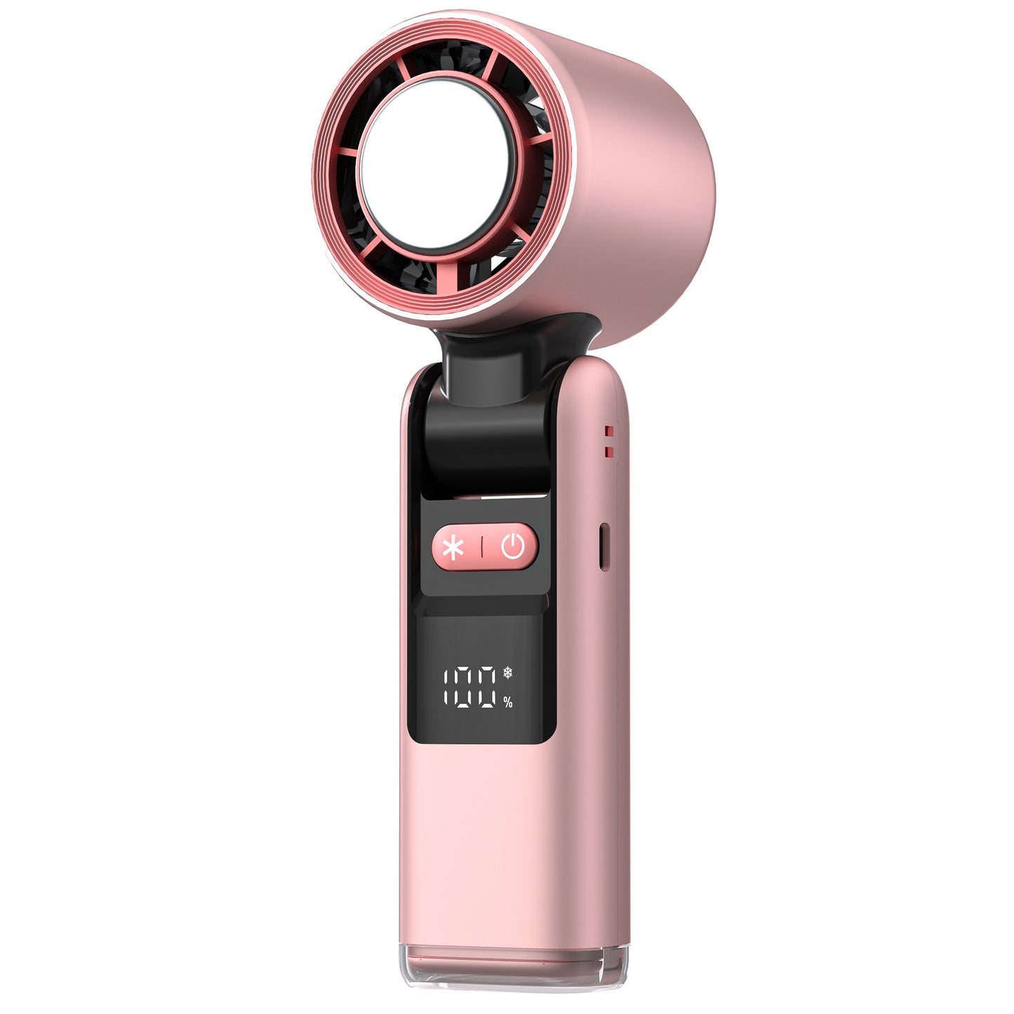 Pink Portable Handheld High-Speed Cooling Fan - Perfect for Outdoor Camping V888-ELOSUNG12423