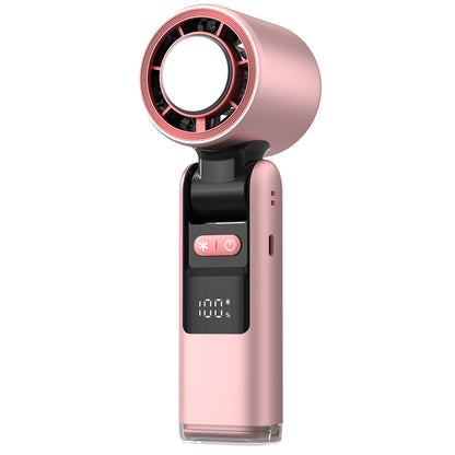 Pink Portable Handheld High-Speed Cooling Fan - Perfect for Outdoor Camping V888-ELOSUNG12423