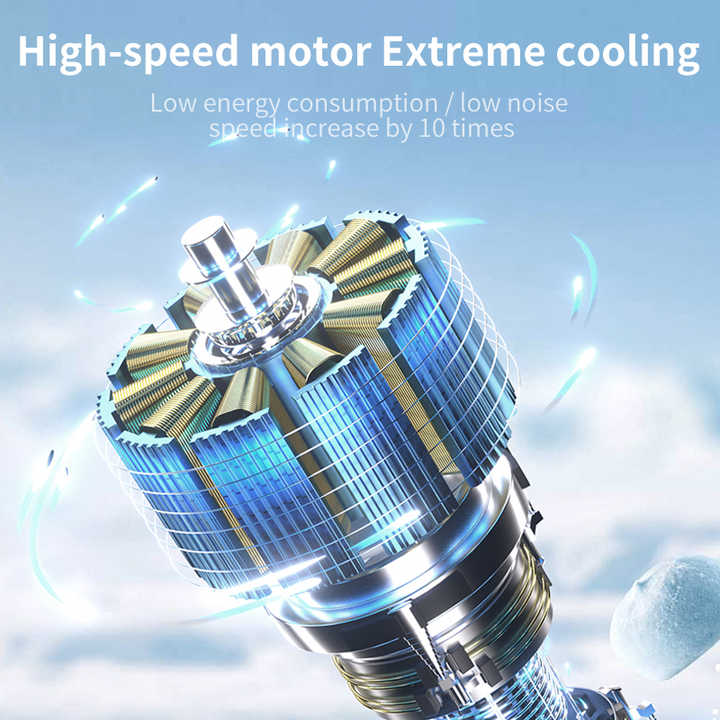 Pink Portable Handheld High-Speed Cooling Fan - Perfect for Outdoor Camping V888-ELOSUNG12423