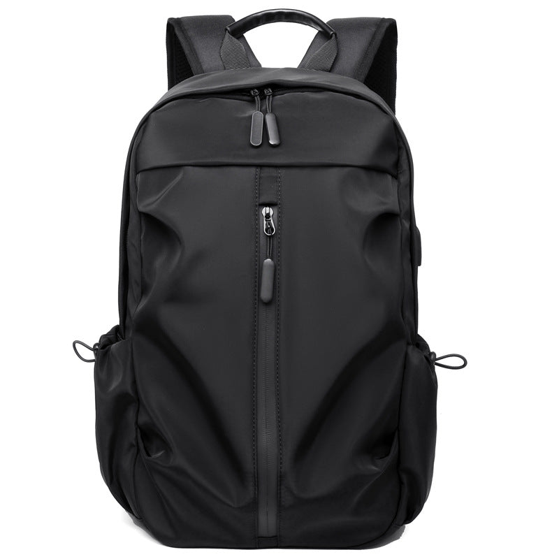 Black Business Casual Laptop Backpack with USB Charging Port - Travel, Work, and Student Use V888-ELOSUNG12425