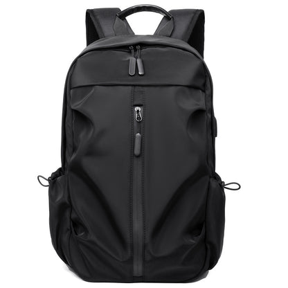 Black Business Casual Laptop Backpack with USB Charging Port - Travel, Work, and Student Use V888-ELOSUNG12425