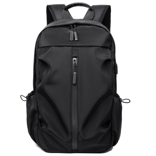 Black Business Casual Laptop Backpack with USB Charging Port - Travel, Work, and Student Use V888-ELOSUNG12425