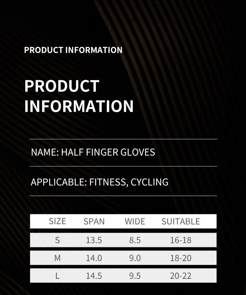 M Black Silicone Padded Workout Gloves - Non-Slip Weightlifting Gloves for Enhanced Grip and Palm Protection V888-ELOSUNG12508